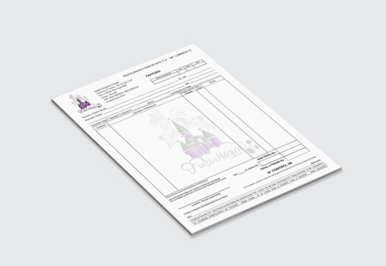 Factura / Forma Libre - Papelería - Fiesta Magica, C.A.