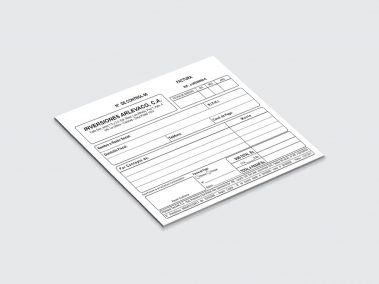 Factura / Forma Libre - Papelería - Inversiones Arlevaco, C.A.
