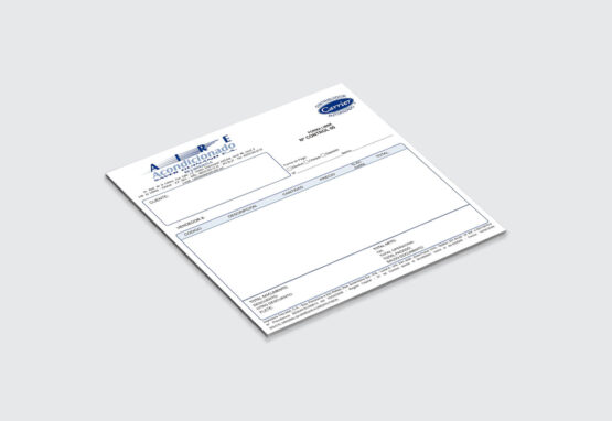 Factura / Forma Libre - Papelería - Aire Acondicionado Saver, C.A.