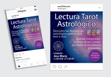 Publicación Instagram - Tarot astrológico - Ana María