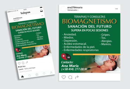 Publicación Instagram - Biomagnetismo - Ana María