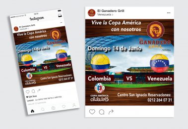 Publicación Instagram - Copa América - El Ganadero Grill
