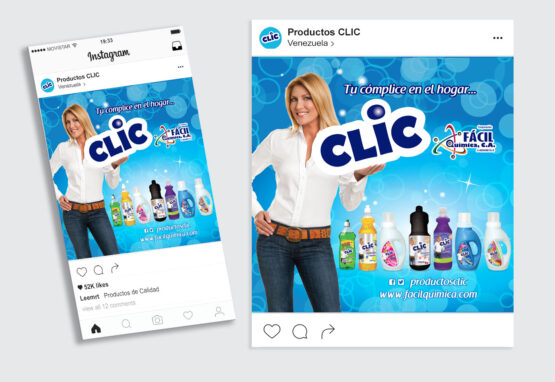 Publicación Instagram - Publicidad - Productos CLIC