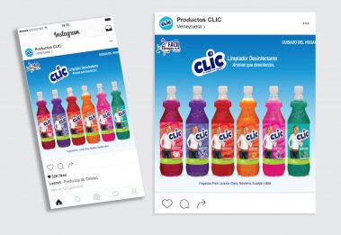 Publicación Instagram - Publicidad - Productos CLIC