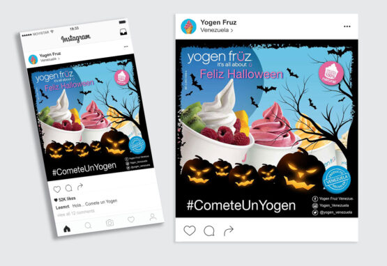 Publicación Instagram - Halloween - Yogen Früz