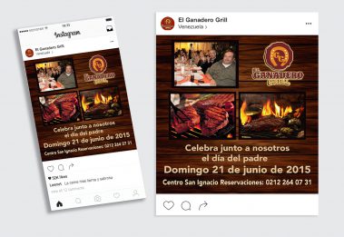 Publicación Instagram - Día del padre - El Ganadero Grill