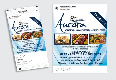 Publicación Instagram - Publicidad - Quesería Aurora