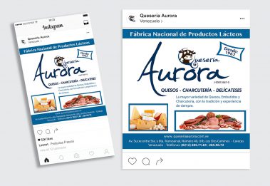 Publicación Instagram - Publicidad - Quesería Aurora