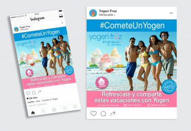 Publicación Instagram - Vacaciones con Yogen - Yogen Früz