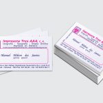 Tarjeta de presentación - Impresora Tres AAA - Manuel Milton