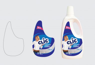Etiqueta - Abrillantador de pisos - Productos Clic