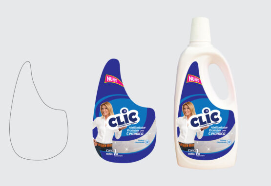 Etiqueta - Abrillantador de pisos - Productos Clic