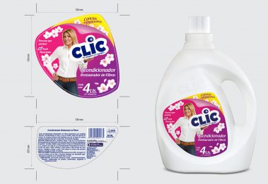 Etiqueta - Acondicionador galón - Productos Clic