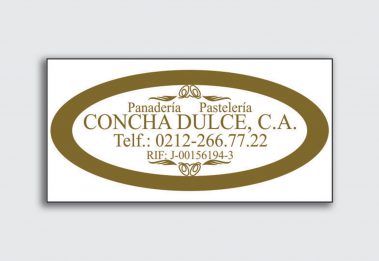 Etiqueta - Pastelería Concha Dulce