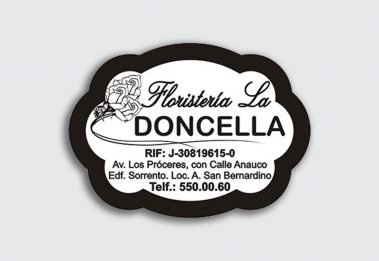 Etiqueta - Floristería La Doncella
