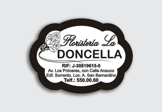 Etiqueta - Floristería La Doncella