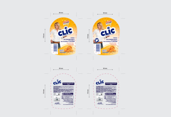 Etiqueta / Troquel - Desengrasante multiuso cocina - Productos Clic