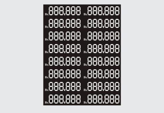 Etiqueta de precios - Negra - Leemrt