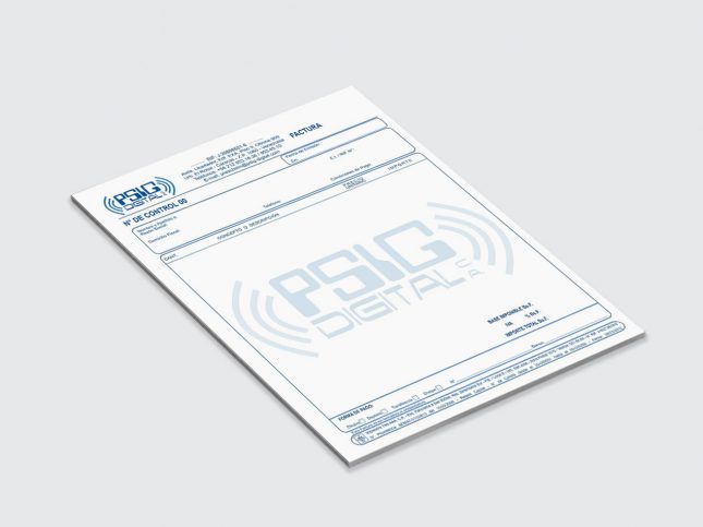 Factura / Forma Libre - Papelería - PSIG Digital,C.A..