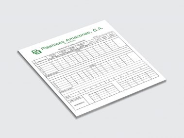 Orden de Producción - Plásticos Amazonas, C.A.