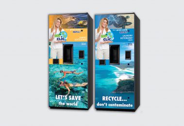 Vinilo autoadhesivo - Maquinas Vending - Eco CLIC