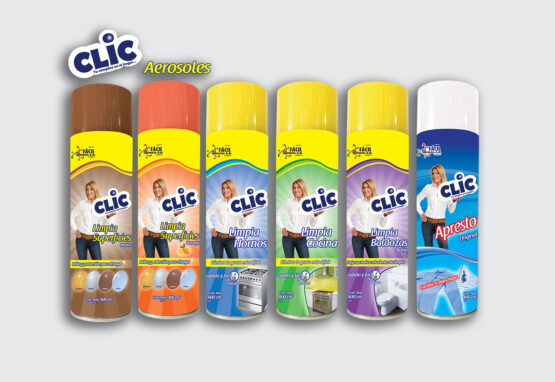 Etiqueta - Aerosoles - Productos Clic