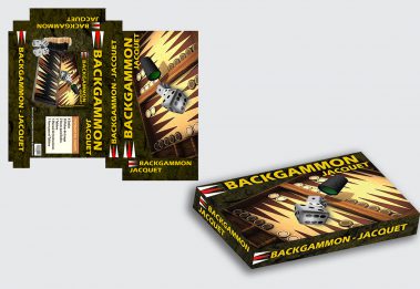 Diseño de empaque - Backgammon
