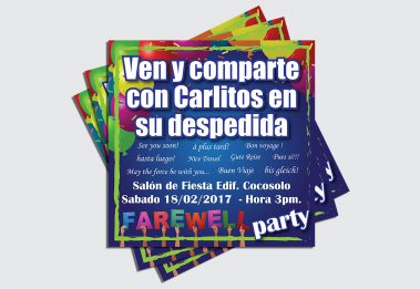 Tarjeta de despedida - Carlos Delgado