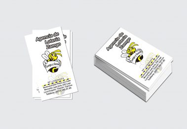 Tarjeta de presentación - Agencia de lotería Zamgo