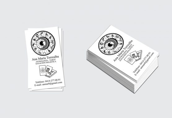 Tarjeta de presentación - Astrología - Ana María
