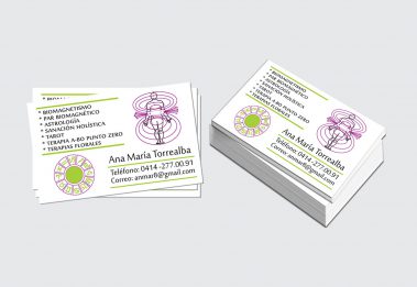 Tarjeta de presentación - Biomagnetismo - Ana Maria