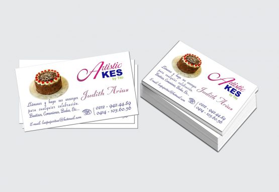 Tarjeta de presentación - Artistic Kes