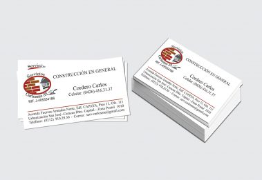 Tarjeta de presentación - Servicios Carlosme 33