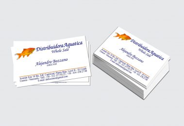 Tarjeta de presentación - Distribuidora Aquatica