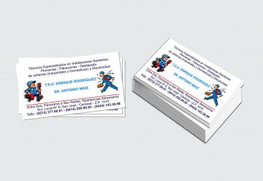 Tarjeta de presentación - Tec. Enrique Rodríguez