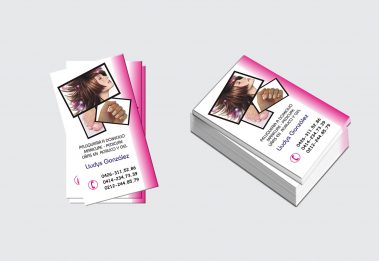 Tarjeta de presentación - Peluquería - Liudys González