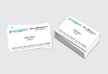 Tarjeta de presentación - Sanitas Venezuela - Loly Junco