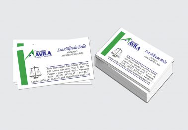 Tarjeta de presentación - Seguros Avila - Luis Bello