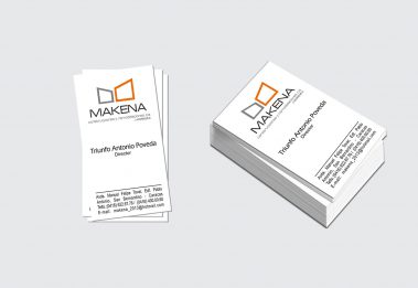 Tarjeta de presentación - Makena - Triunfo Poveda