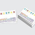Tarjeta de presentación - Piruetas