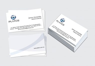 Tarjeta de presentación - Platco - Johnny Fernandes
