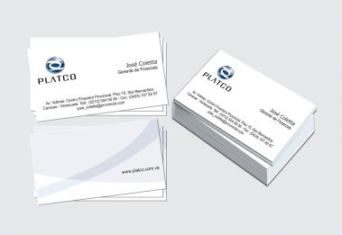 Tarjeta de presentación - Platco - José Coletta