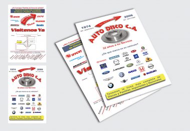 Volante / Flyer - Auto Disco