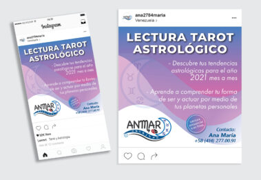 Publicación Instagram - Tarot astrológico - Anmar - Ana María