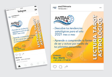 Publicación Instagram - Tarot astrológico - Anmar - Ana María